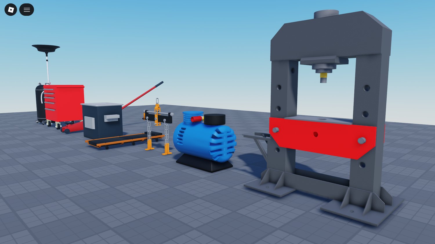 Roblox garage equipment kit