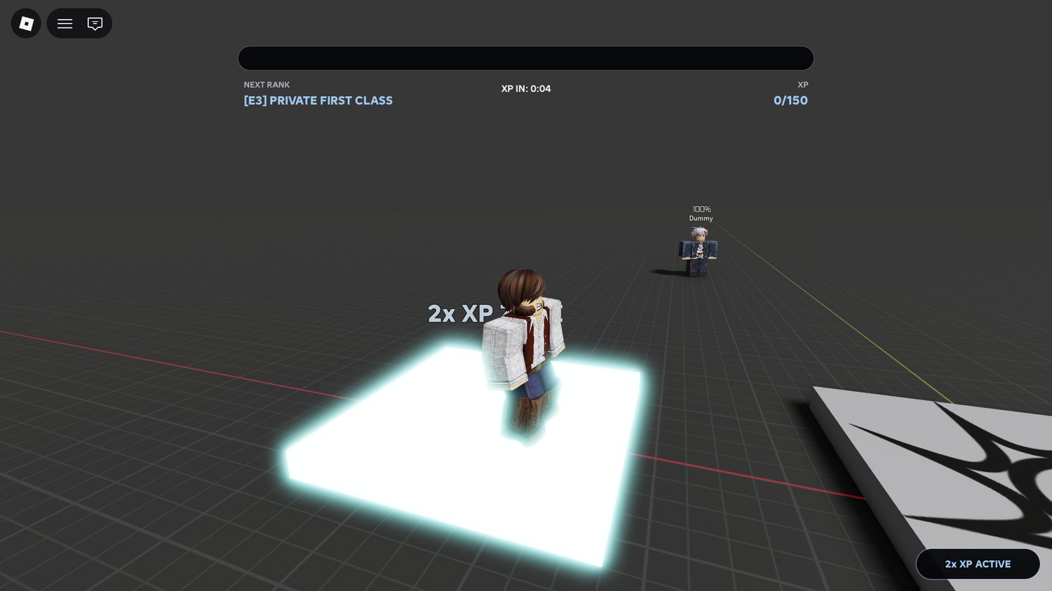 Roblox XP progress bar UI