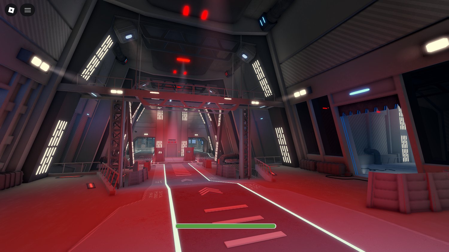 Roblox futuristic gate control room