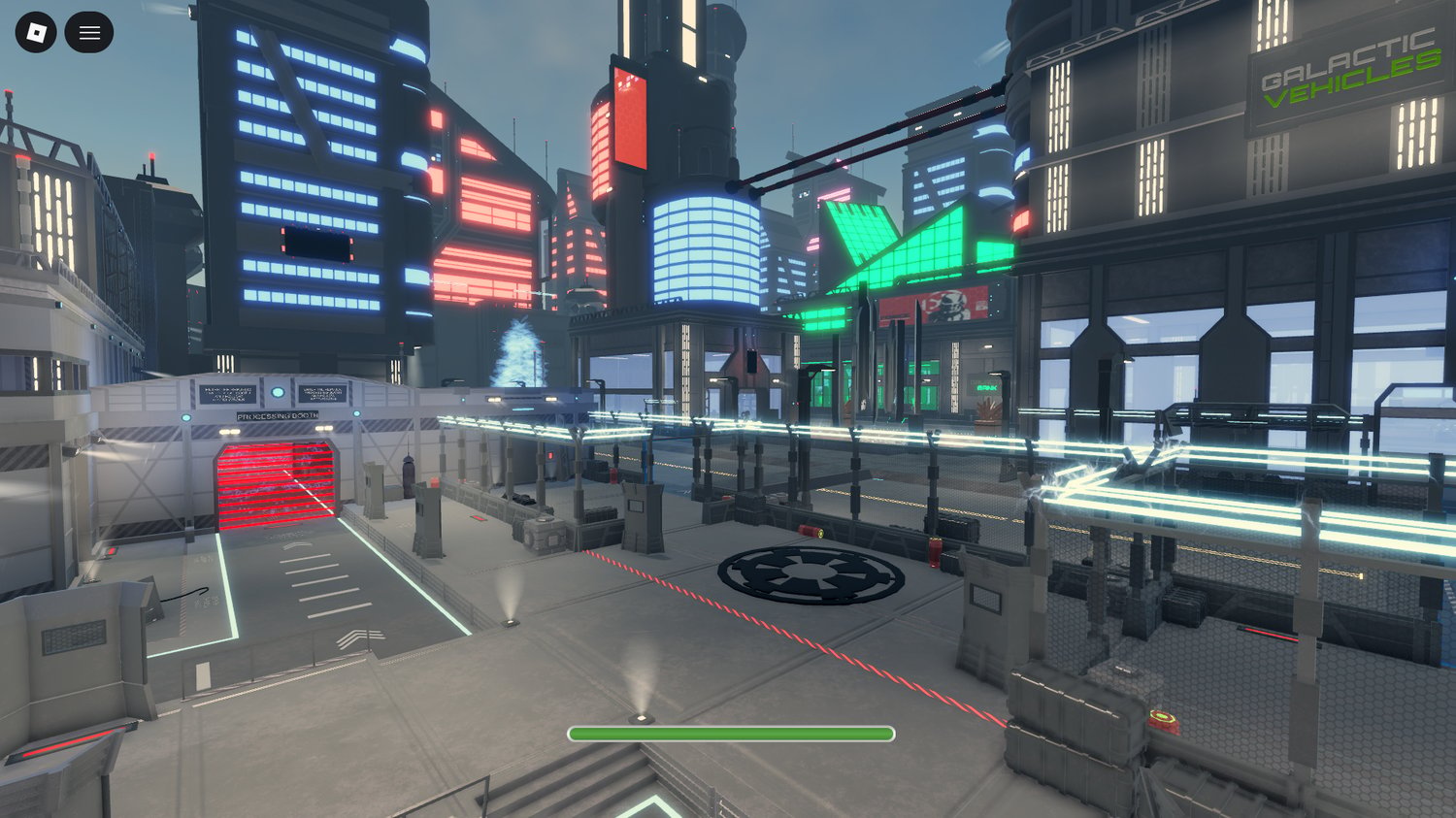 Roblox sci-fi bank interior