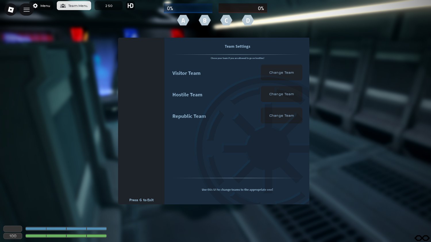 Roblox Galactic ship dining hall