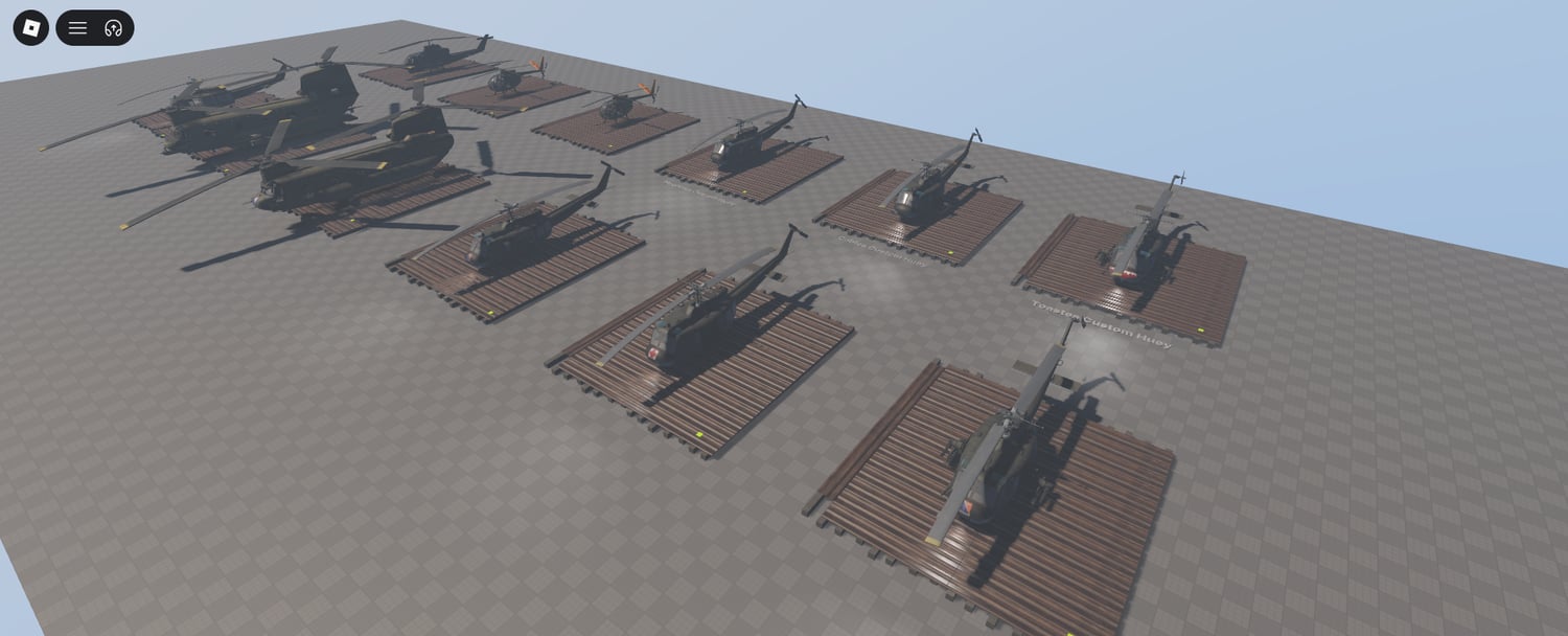 Roblox military helicopter collection