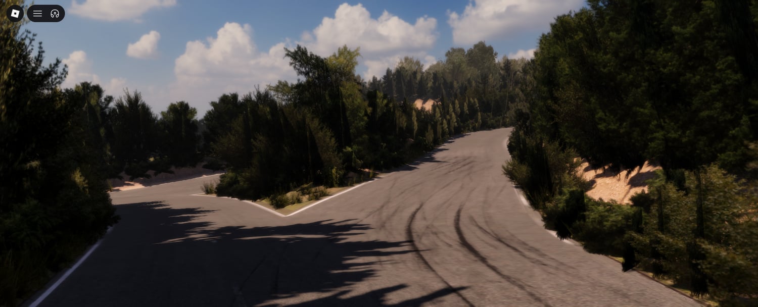 Roblox forest mountain racing road