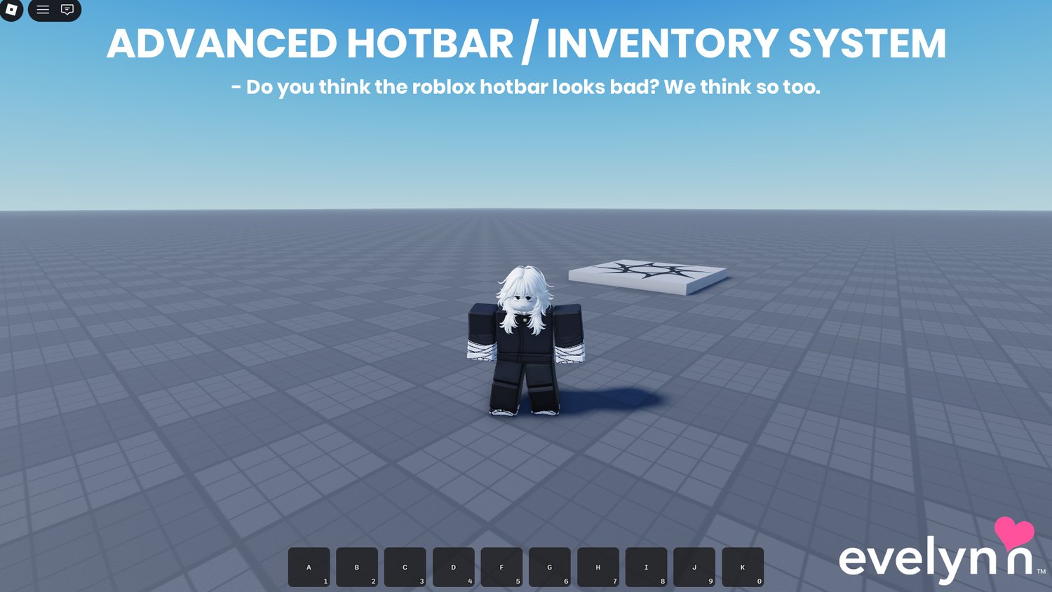 Roblox advanced hotbar inventory system