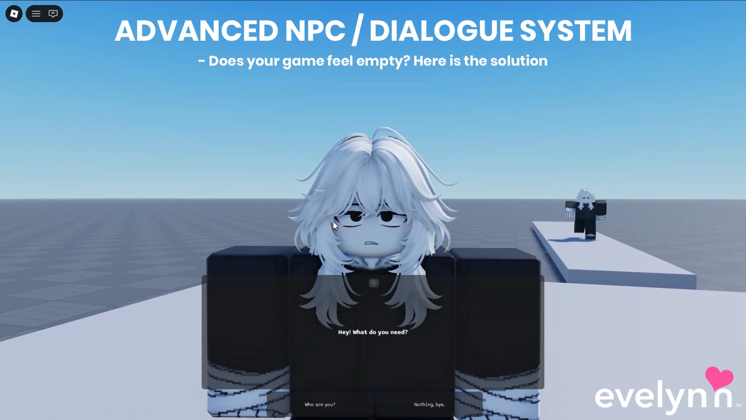 Roblox advanced NPC dialogue system