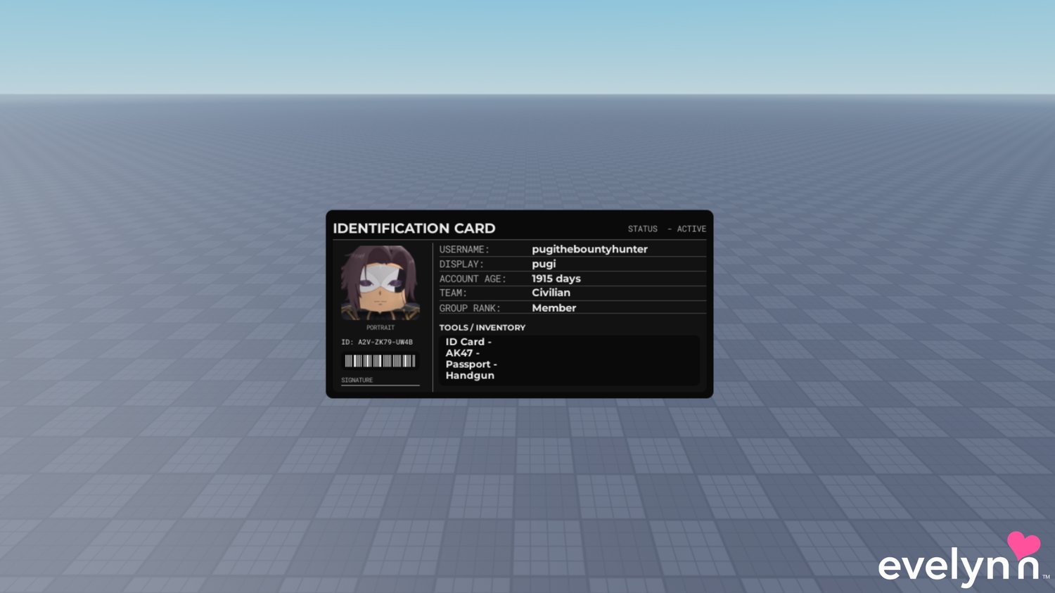 Roblox advanced ID card system