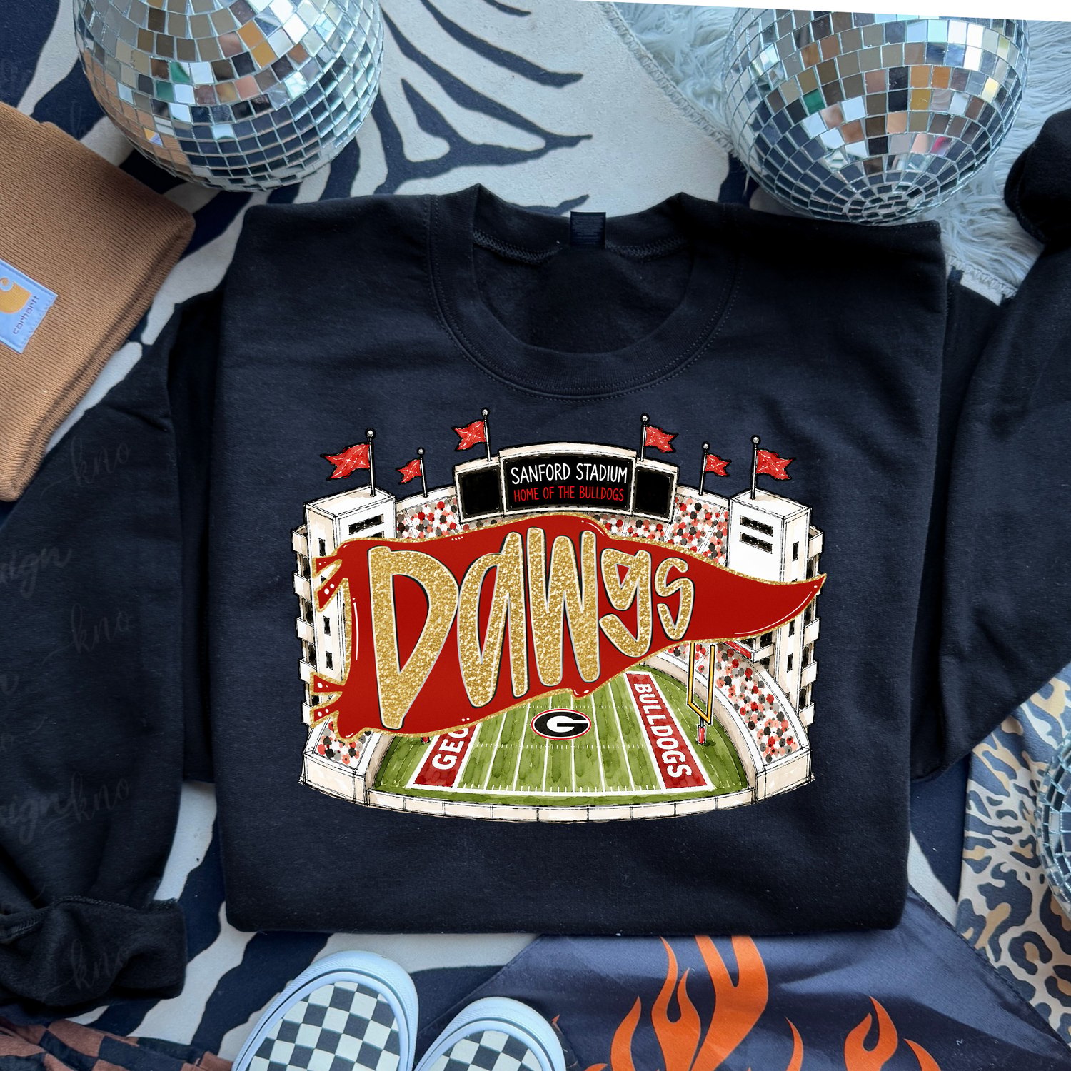 Go Dawgs Nation Sweatshirt Gameday gift for Football Fan Bulldogs