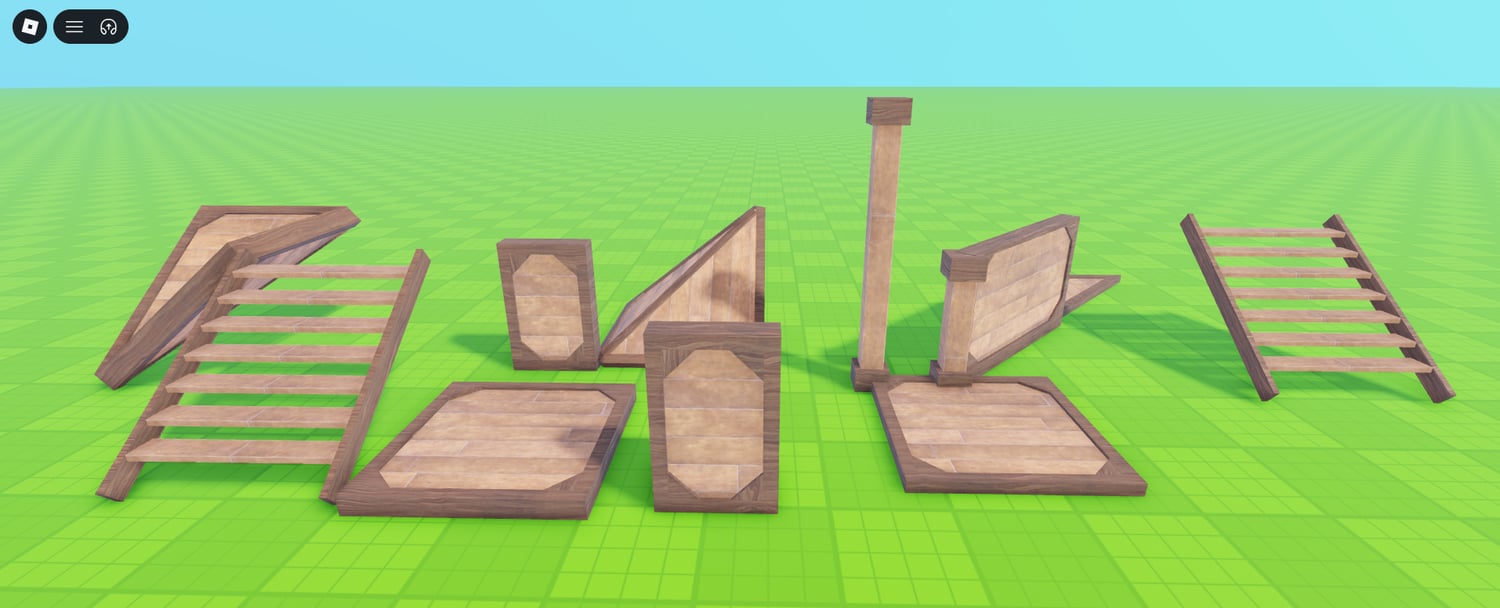 Roblox construction building system