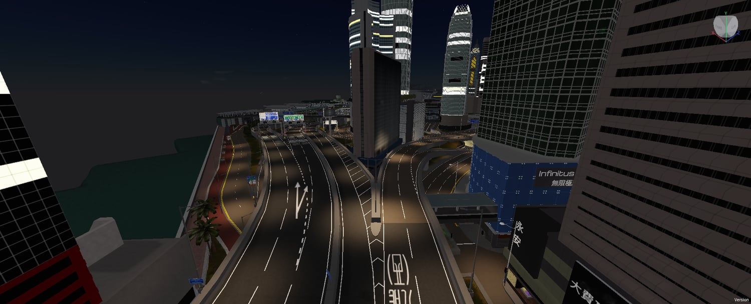 Roblox city traffic lights and road signs