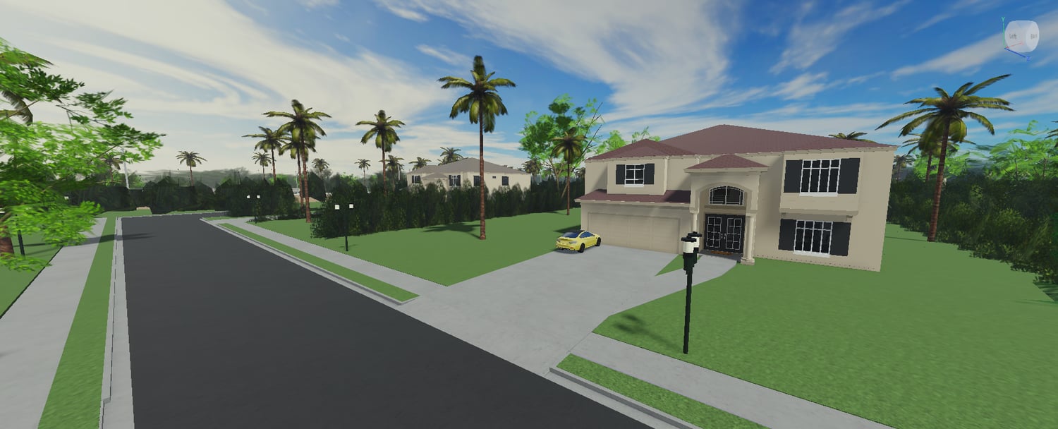 Florida-inspired Roblox city environment