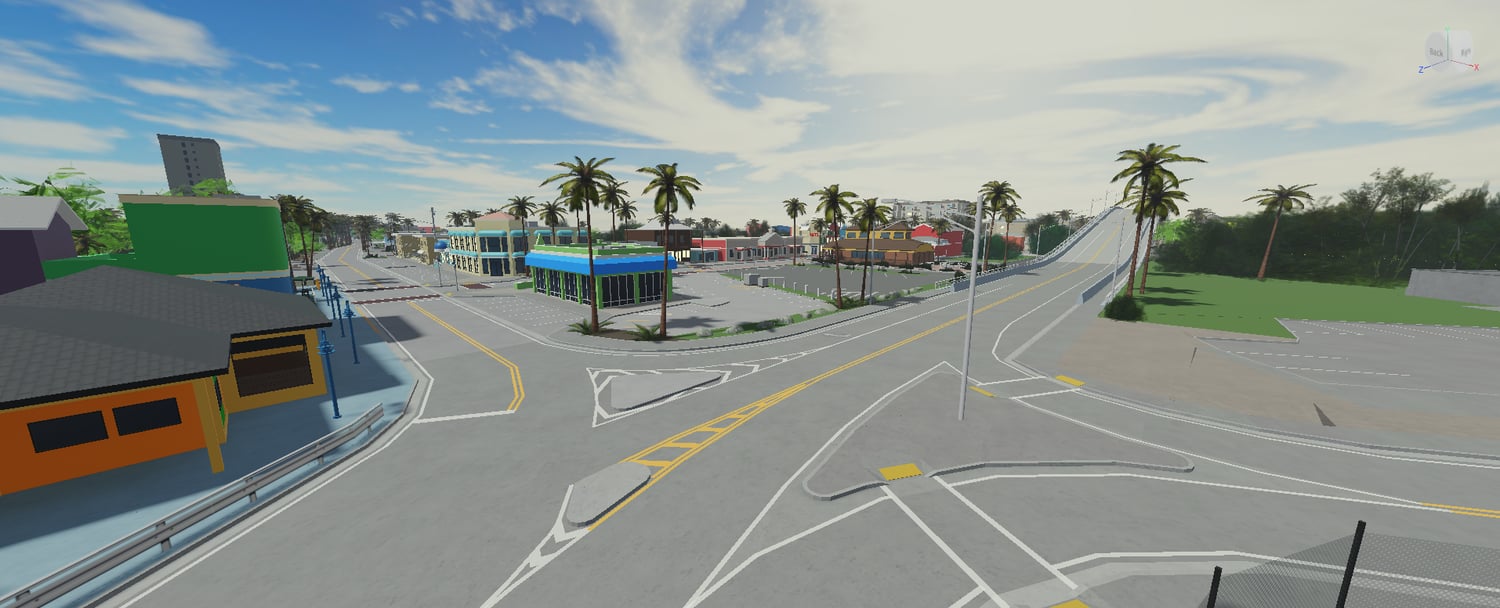 Roblox residential coastal neighborhood