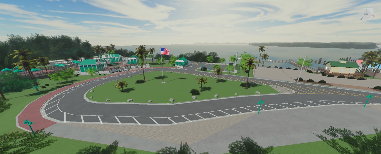 Roblox marina and coastal city map