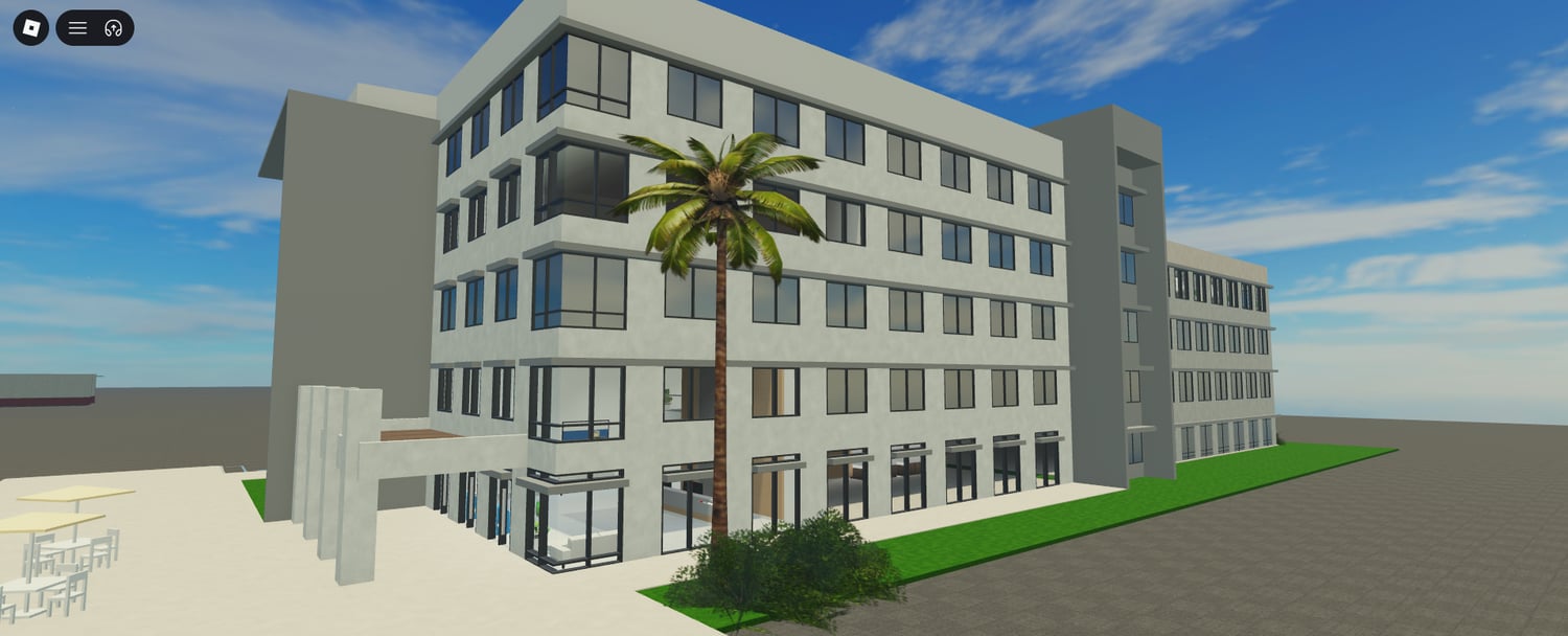 Roblox modern office building asset