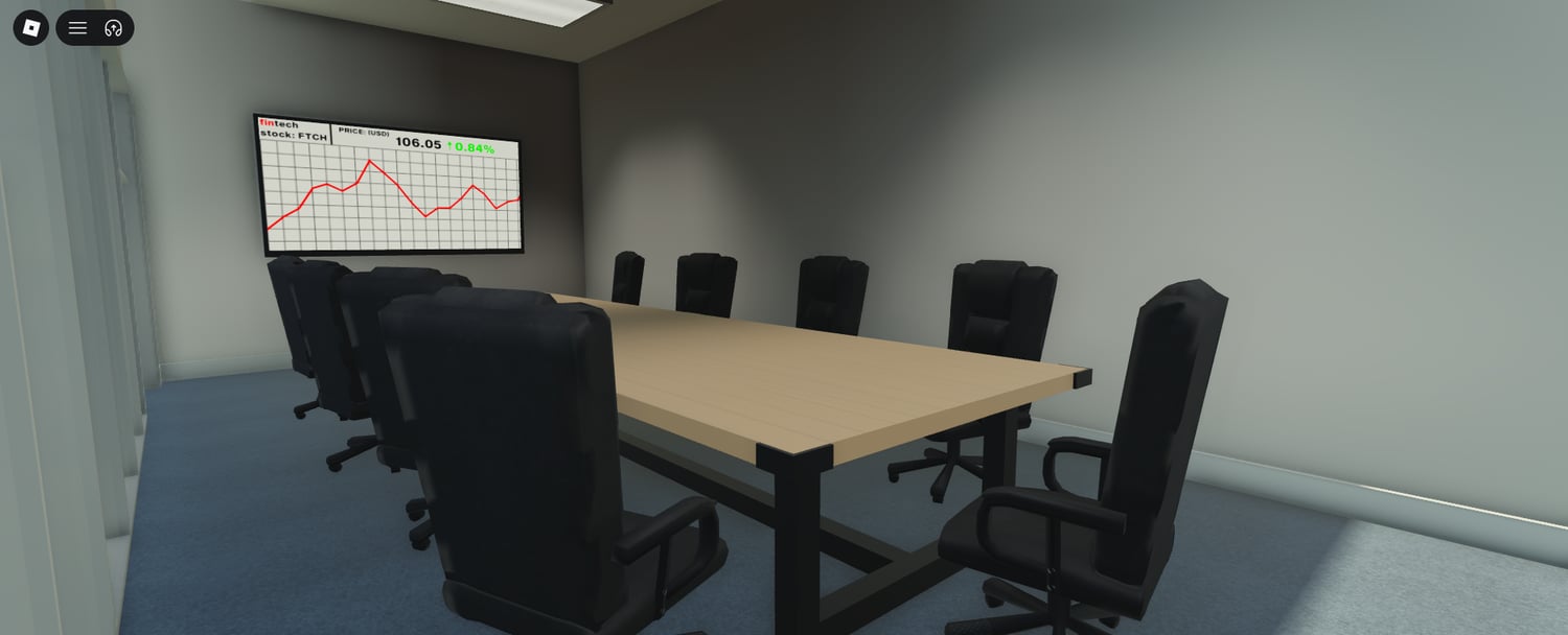 Roblox open plan office interior