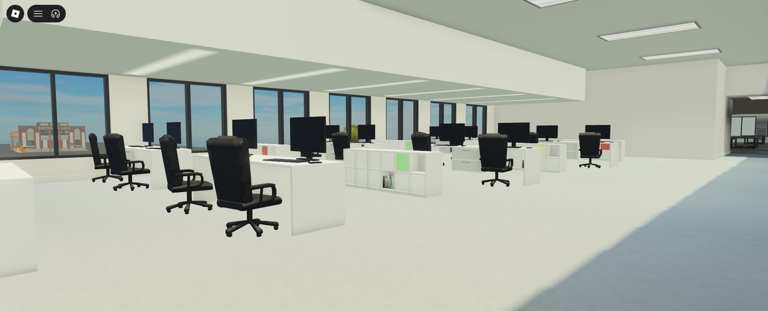Roblox office elevator lobby