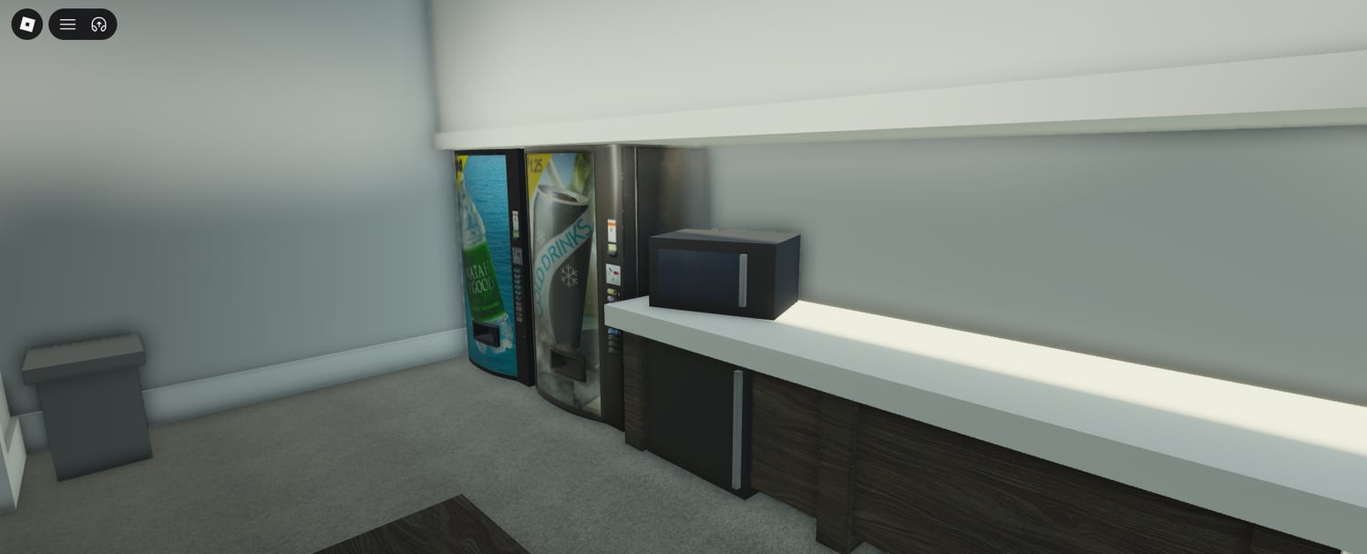 Roblox police office interior