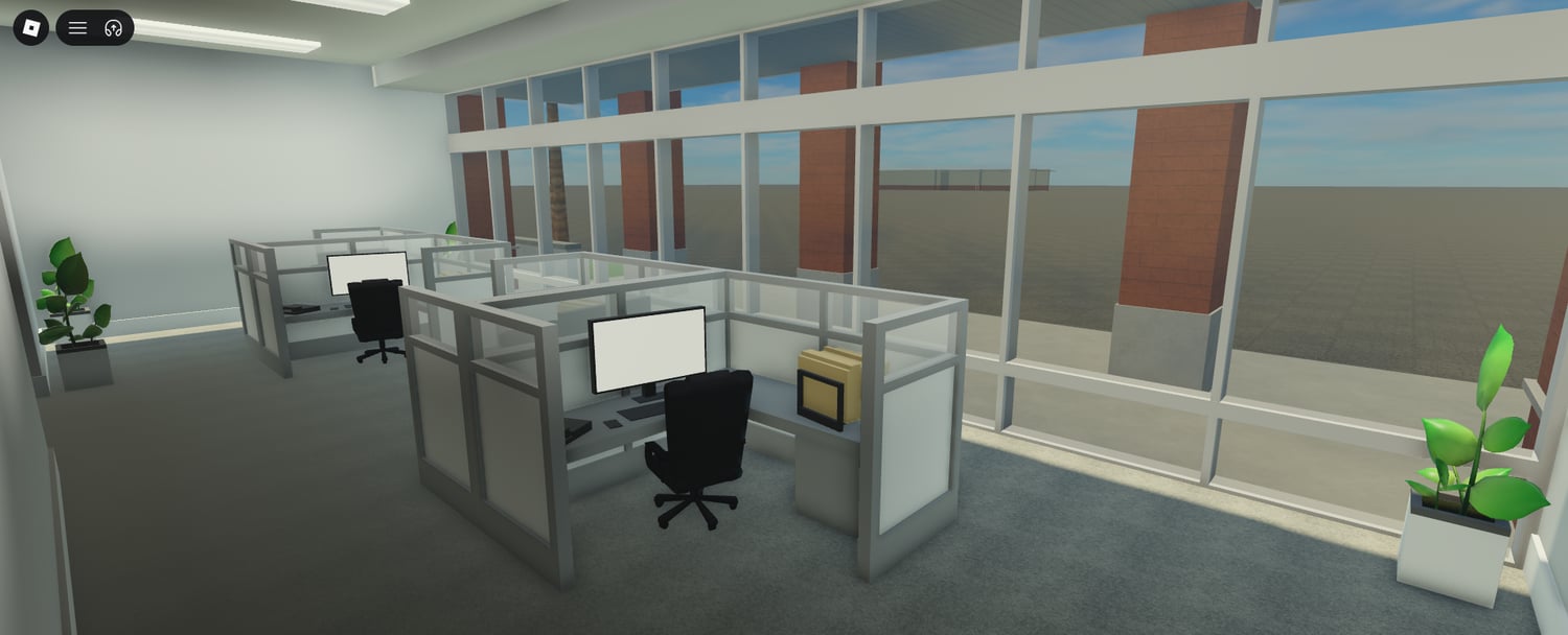 Roblox police station reception room