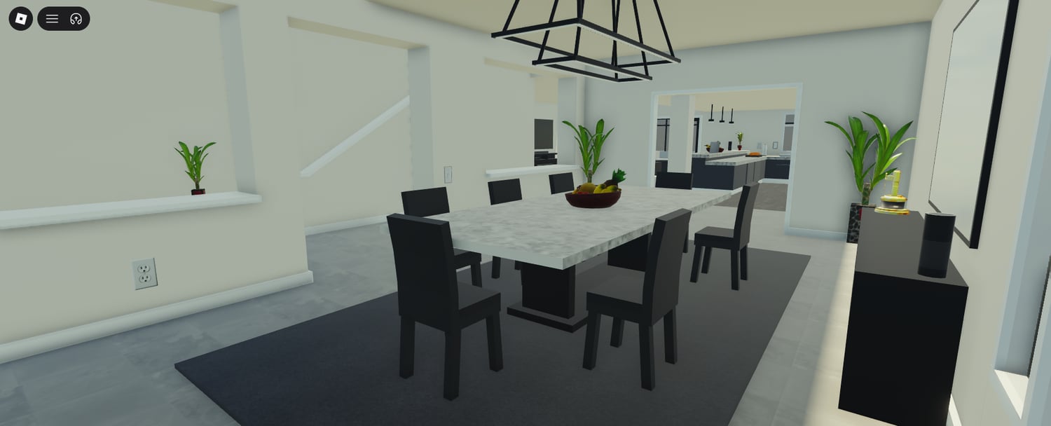 Roblox modern bathroom and home office