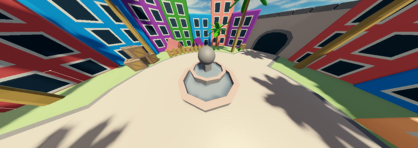 Roblox tropical low poly environment