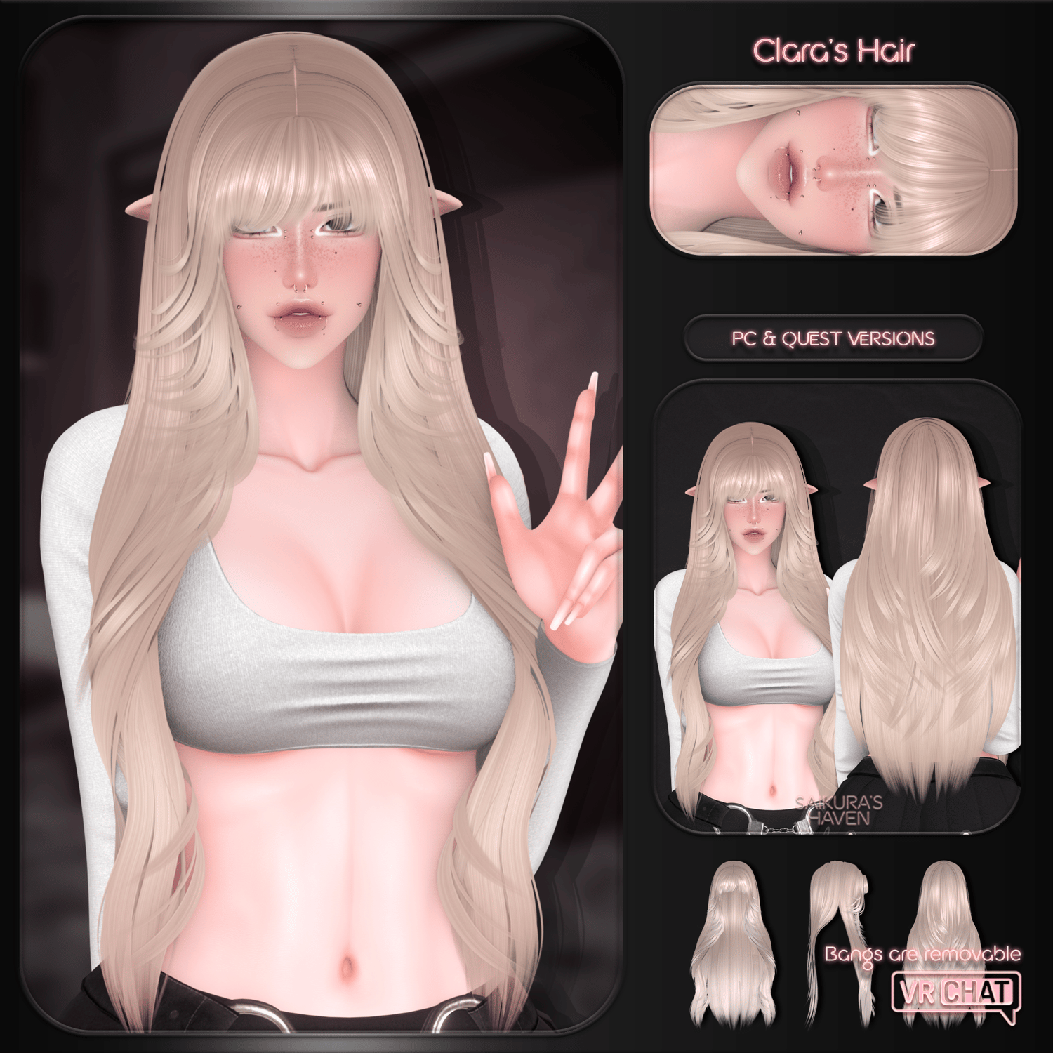 "Clara's Hair" — Hair for VRChat