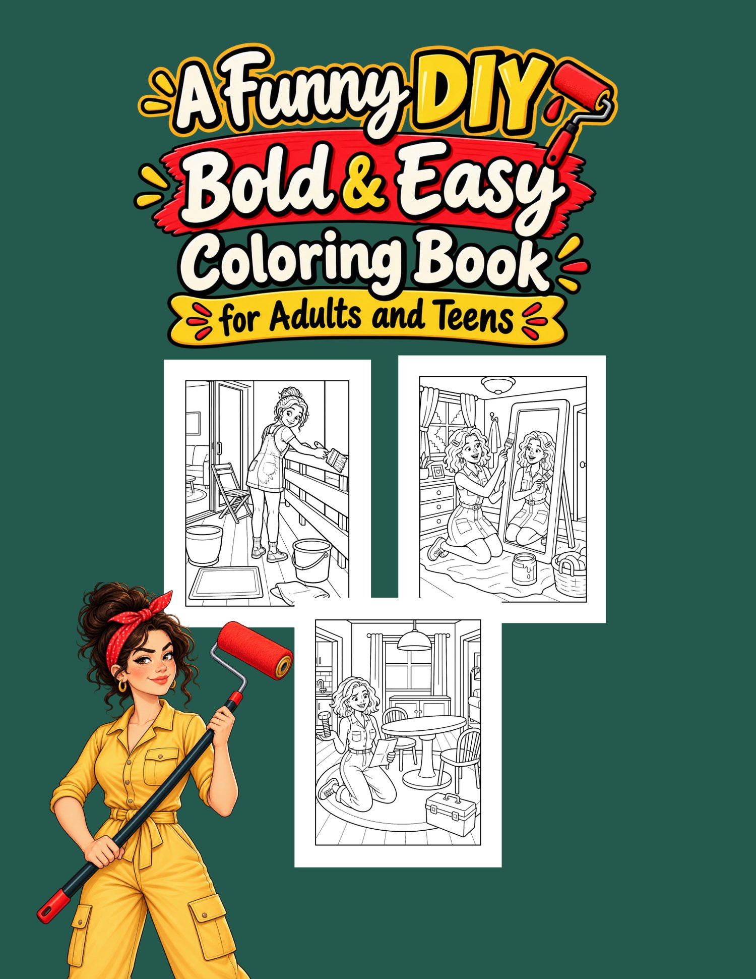 Looking for a relaxing and peaceful way to unwind after a long day? ☕🍂 Practice self-care with this beautiful and cozy Bold & Easy coloring book page! Designed with thick lines and clean, simple details for a satisfying, stress-free home printing experien