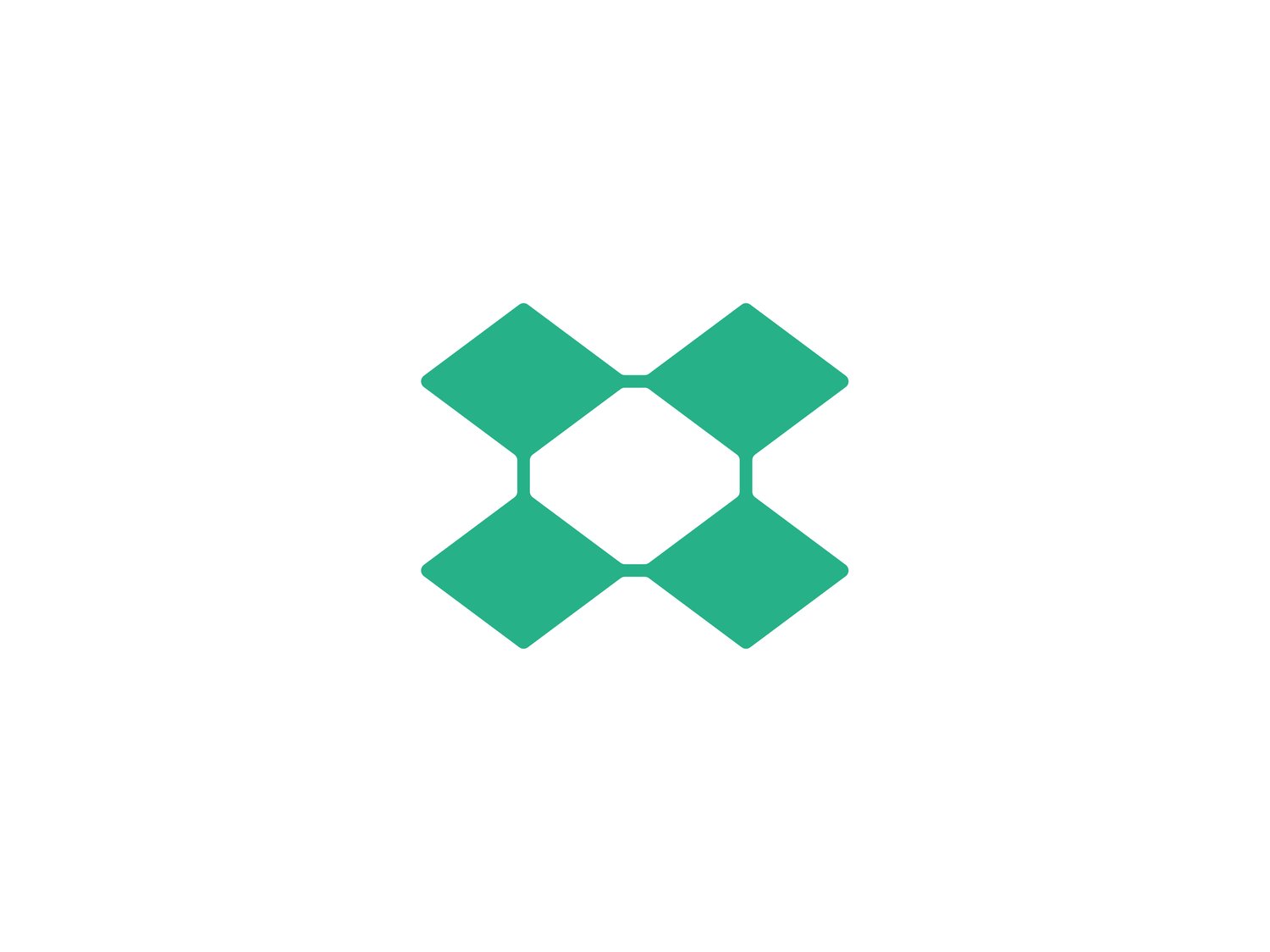 Modern Abstract X Letter Technology Logo Design featuring a clean geometric X lettermark for technology brands, software startups, digital businesses, and innovative companies. A versatile symbol for professional modern branding.