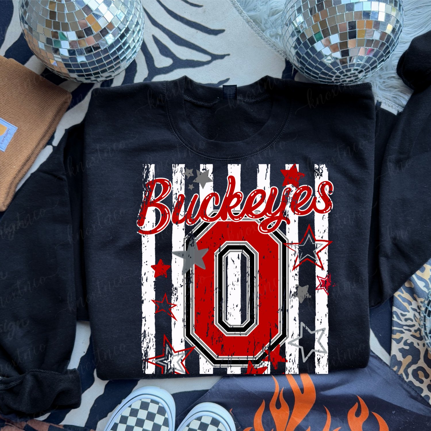Ohio Buckeyes Football Fan Sweatshirt Gift for Buckeyes
