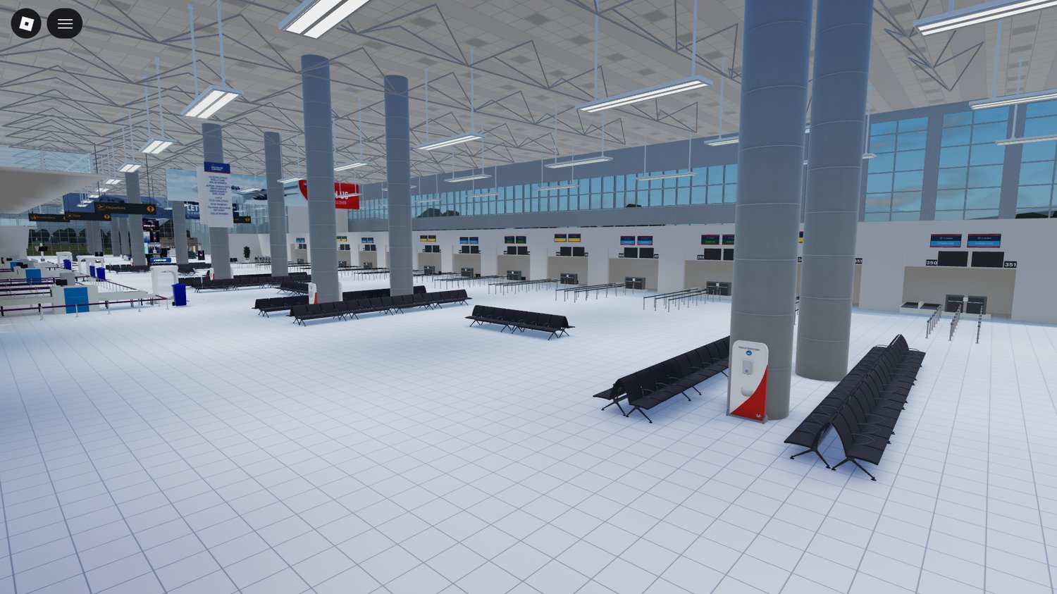 Roblox airport interior map