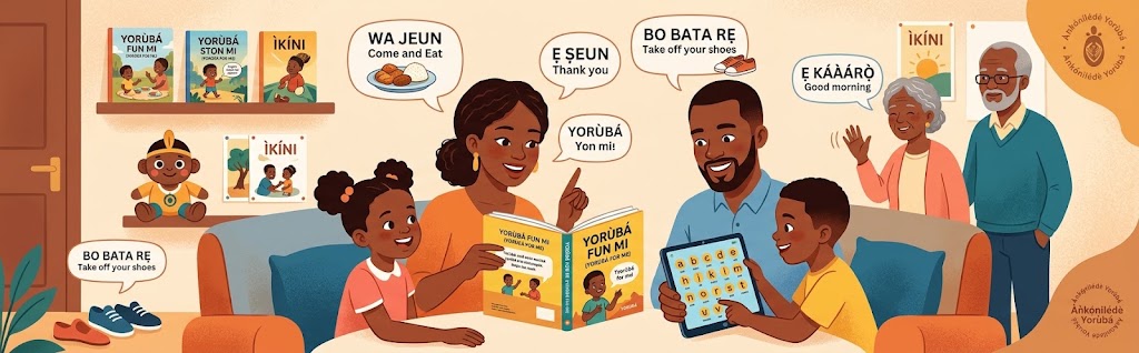 Easy Ways to Teach Yorùbá to Your Child at Home
