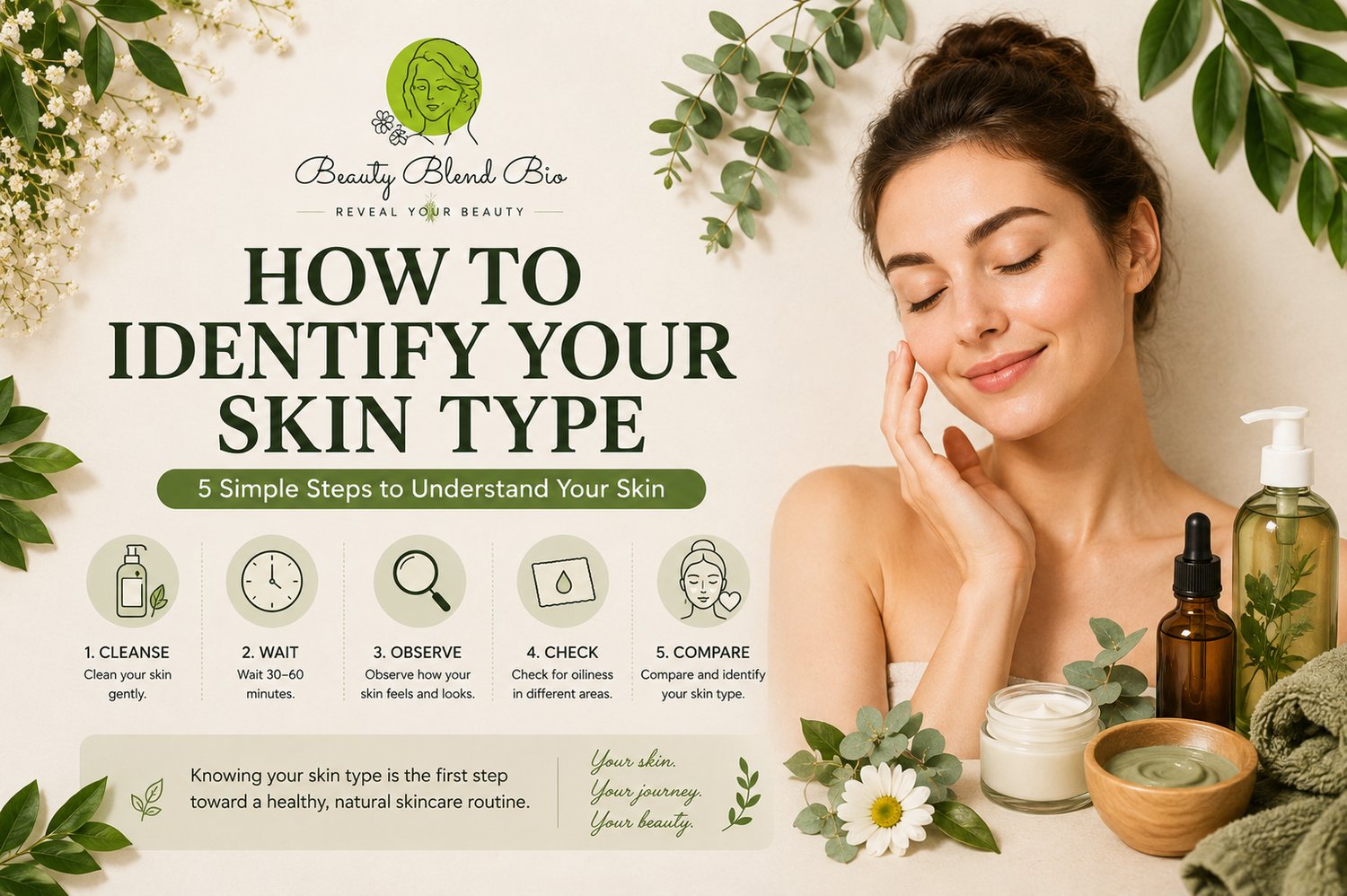 HOW TO IDENTIFY YOUR SKIN TYPE 5 Simple Steps to Understand Your Skin