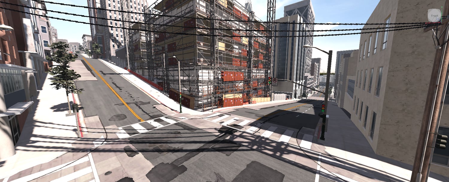 Roblox city roads and traffic lights