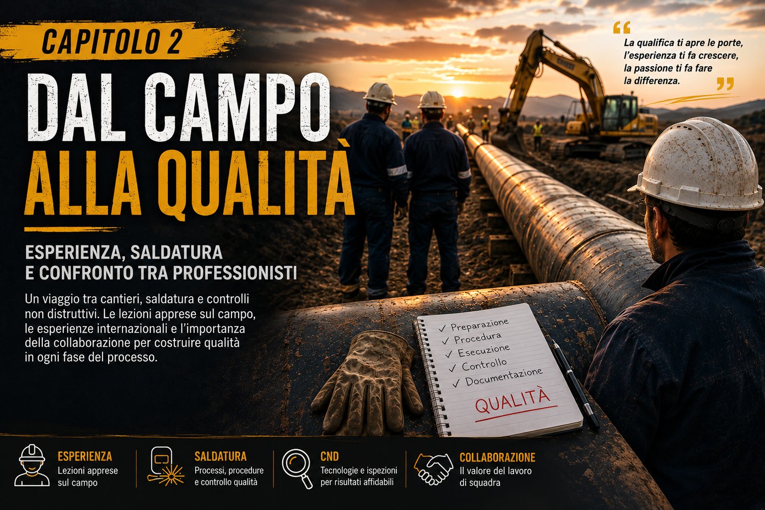 Controlli Non Distruttivi CND NDT – Puntata 2, esperienza sul campo e ispezione industriale