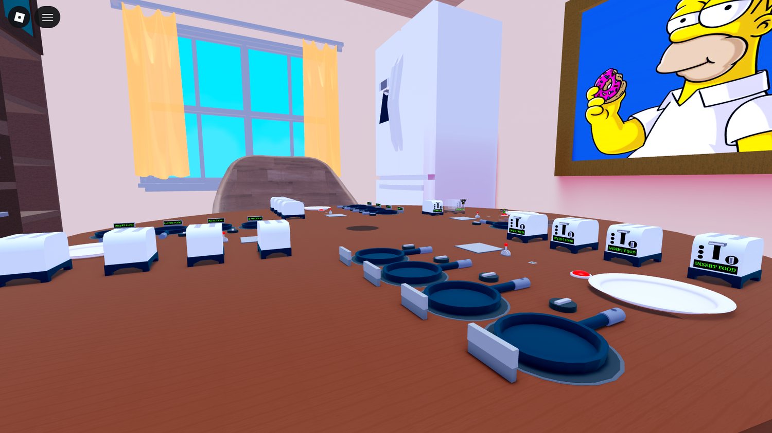 Roblox toaster and pan cooking game