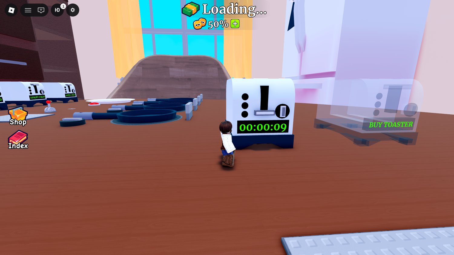 Roblox cooking progression game