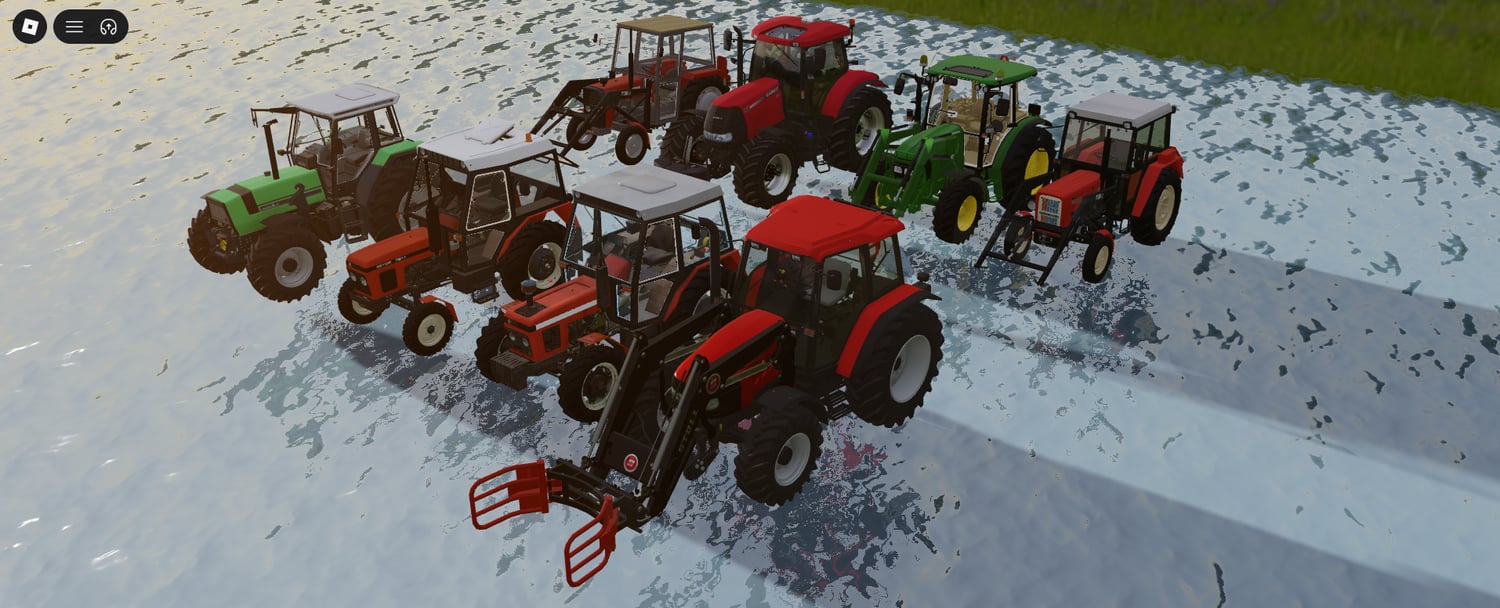 Roblox detailed agricultural tractors