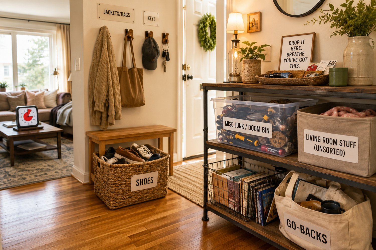 Green Calm Vibes o_1k0ianjddki71hja7tnj731l102e Why Traditional Organizing Advice Failed My ADHD Brain (And What Finally Worked)
