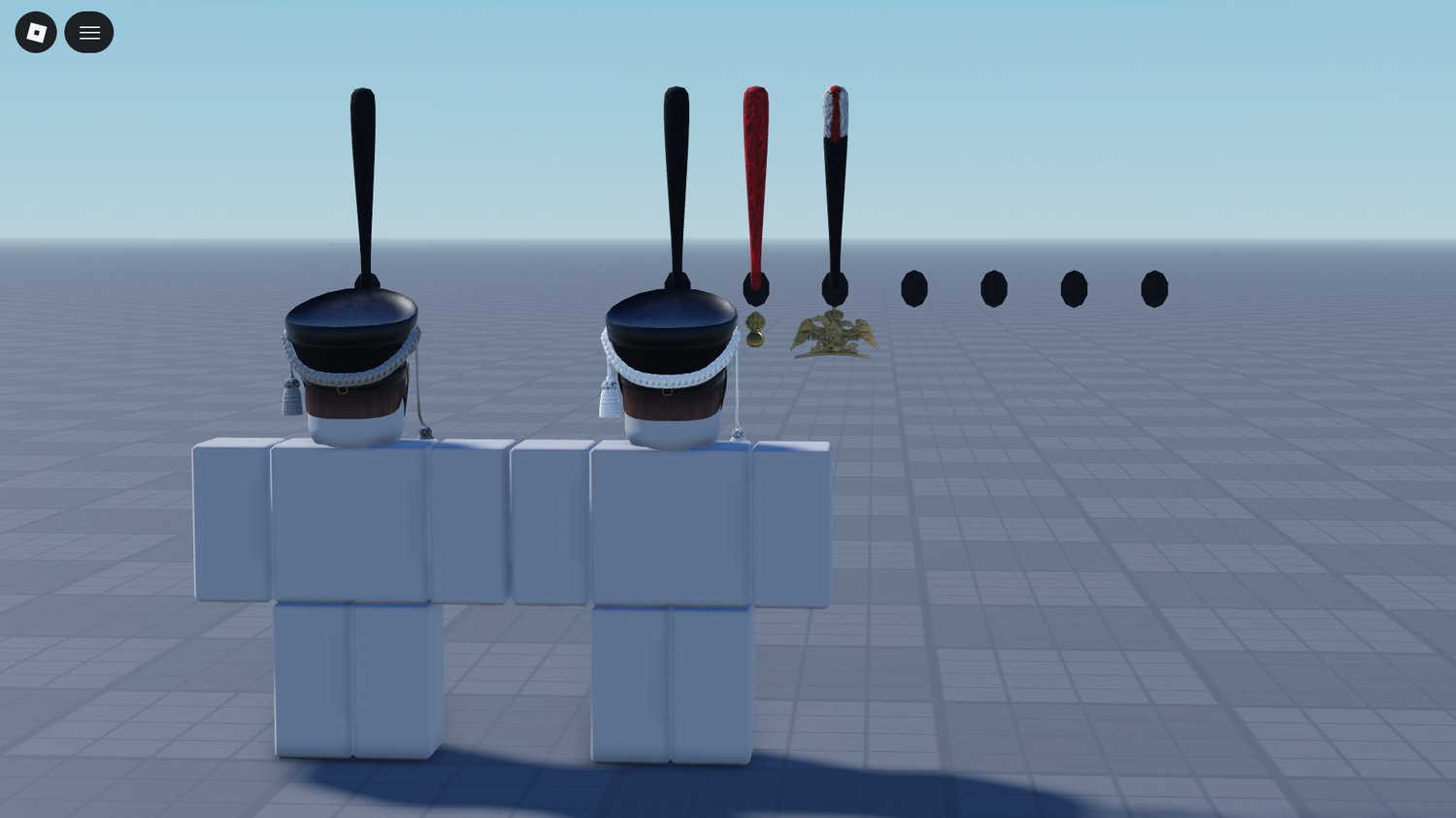 Roblox Russian military officer headgear