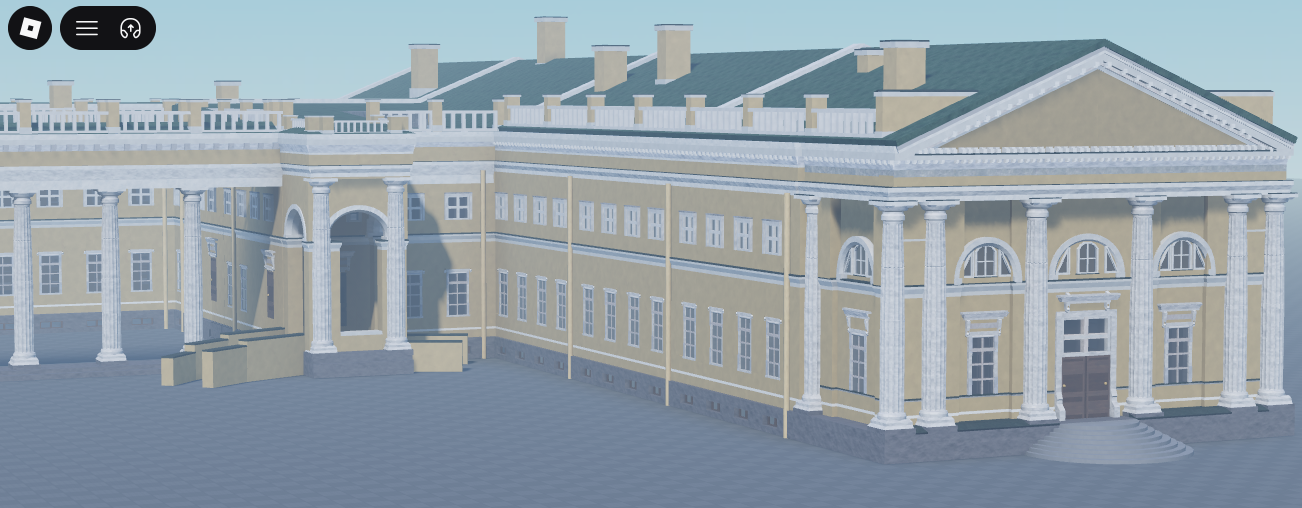 Roblox detailed Alexander Palace architecture