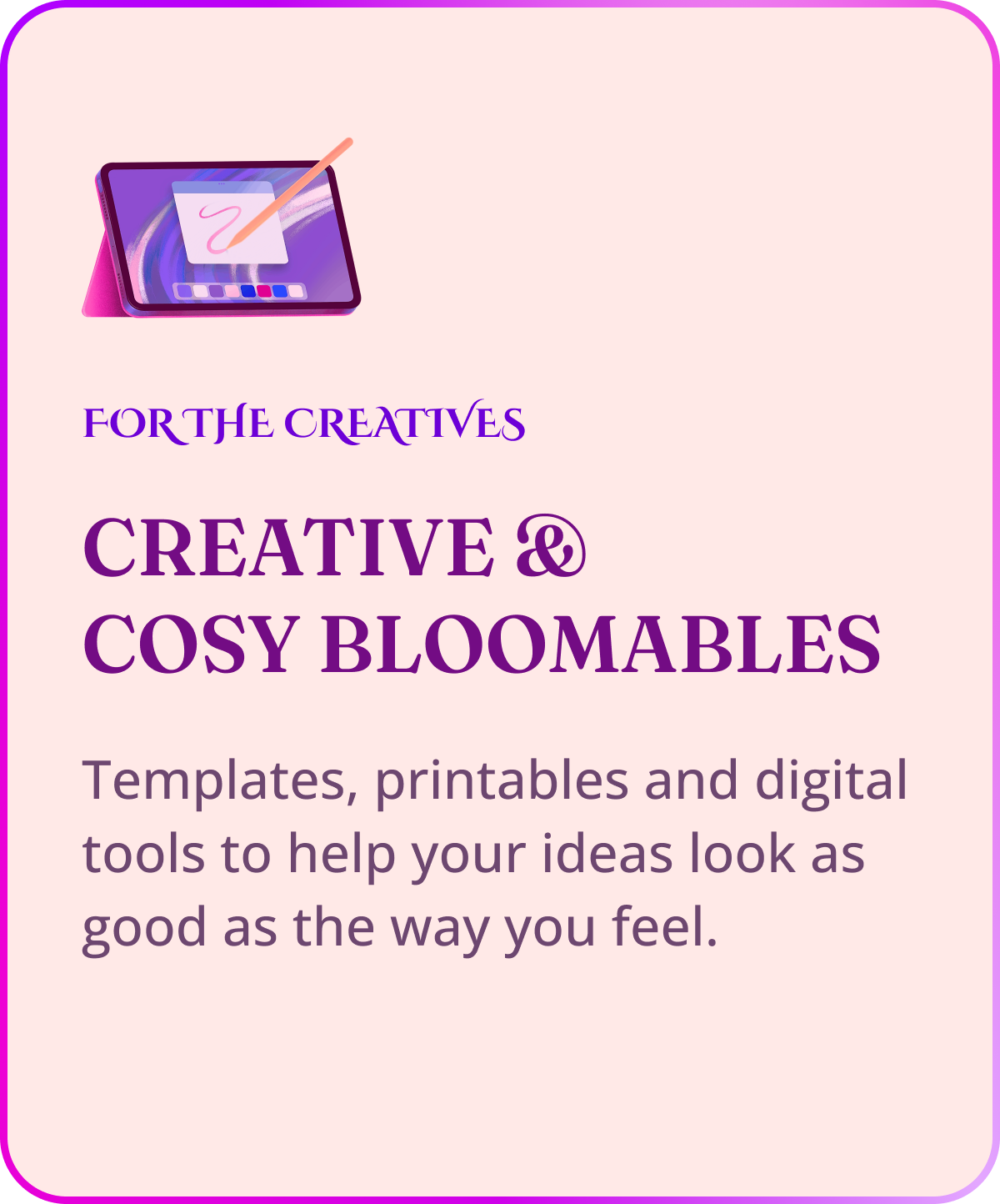 Creative & cosy Goodies