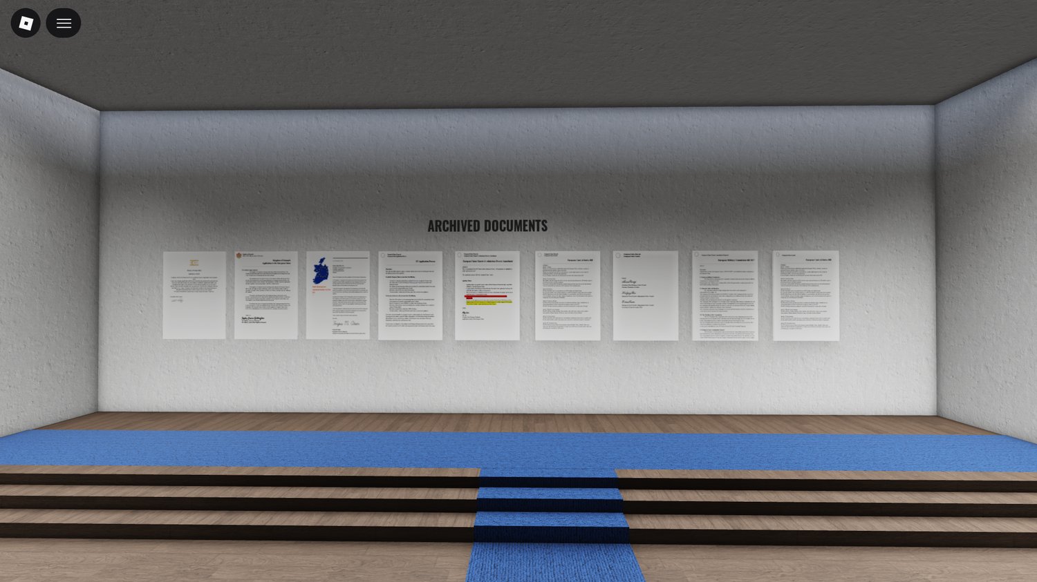 Roblox European Parliament Strasbourg voting seats