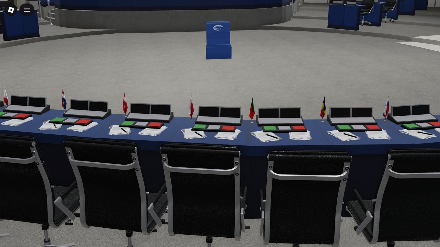 Roblox detailed parliamentary government interior