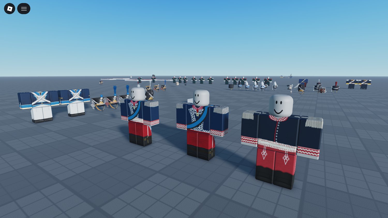 Roblox Lithuanian and Polish military flags
