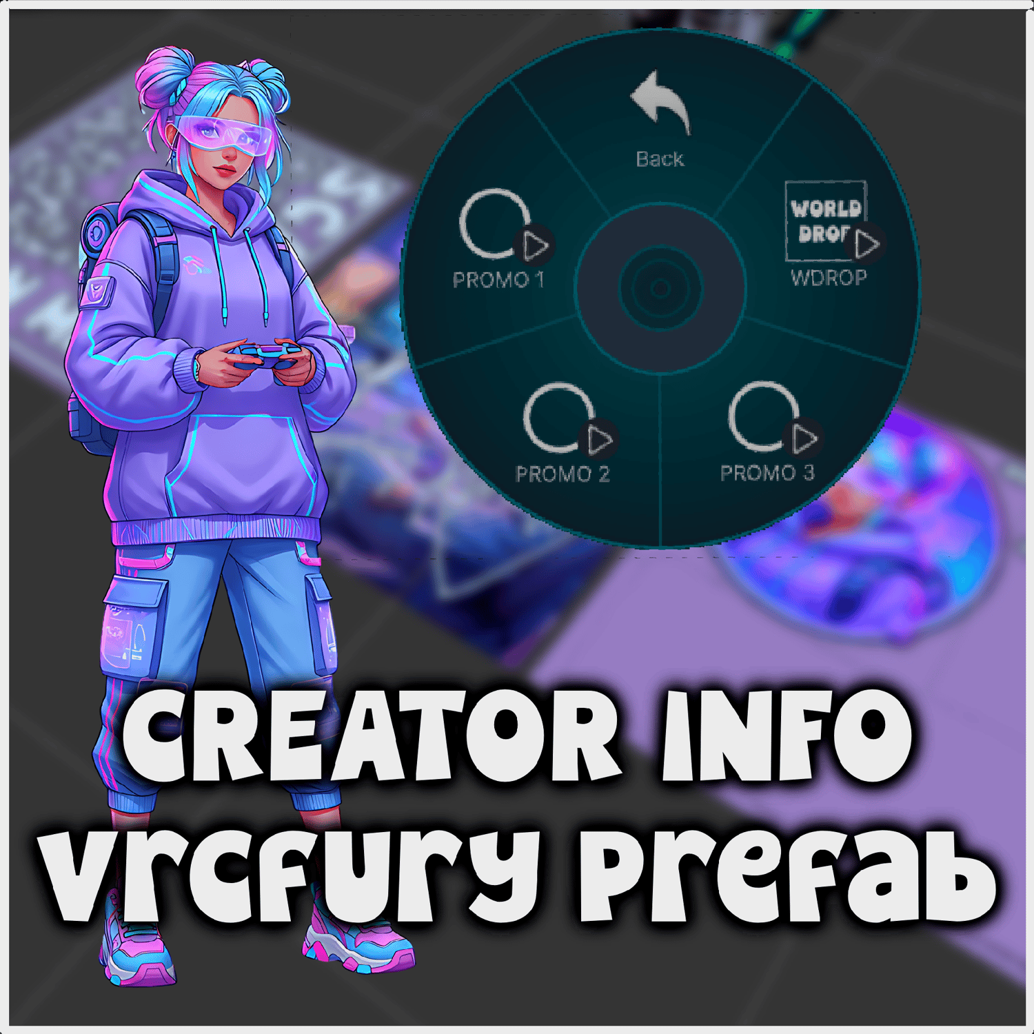 Creator Info | Vrcfury Prefab | FREE