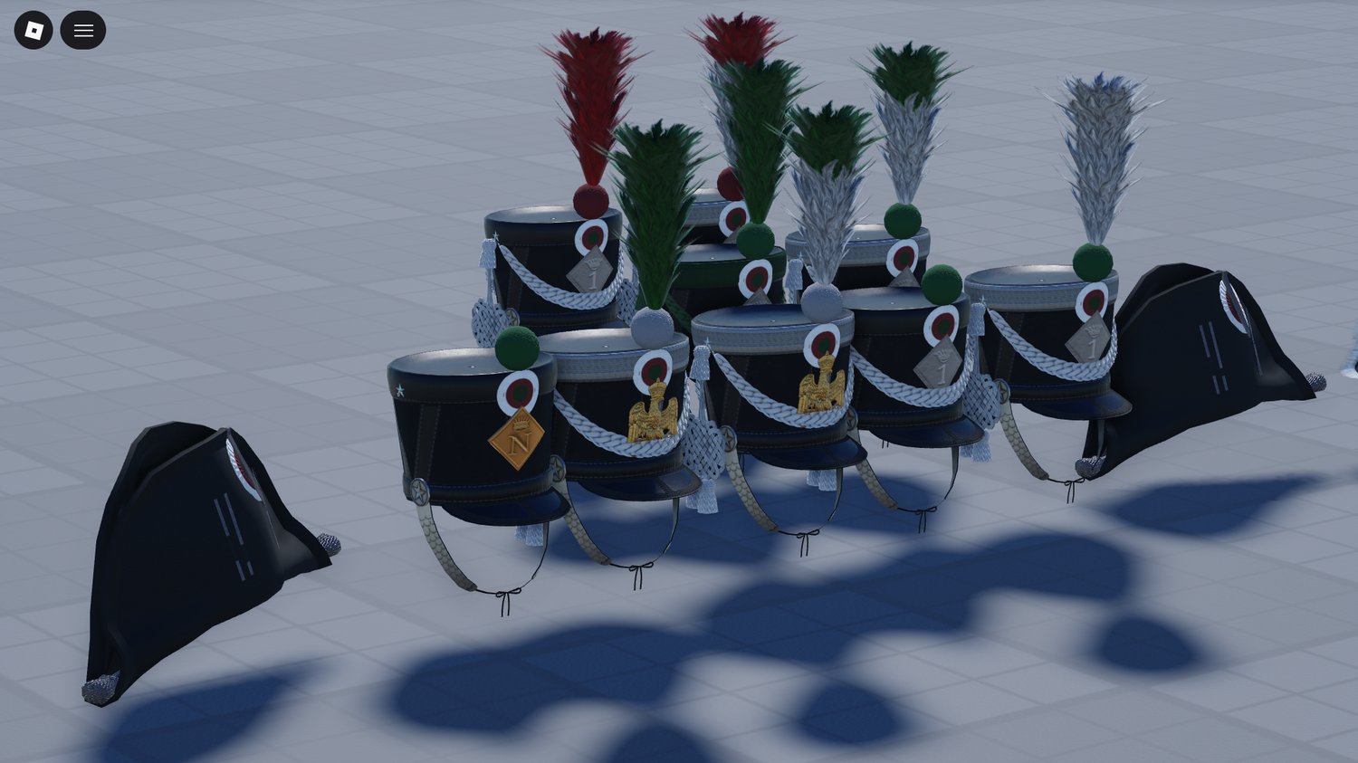 Italian Napoleonic shakos and bicornes pack