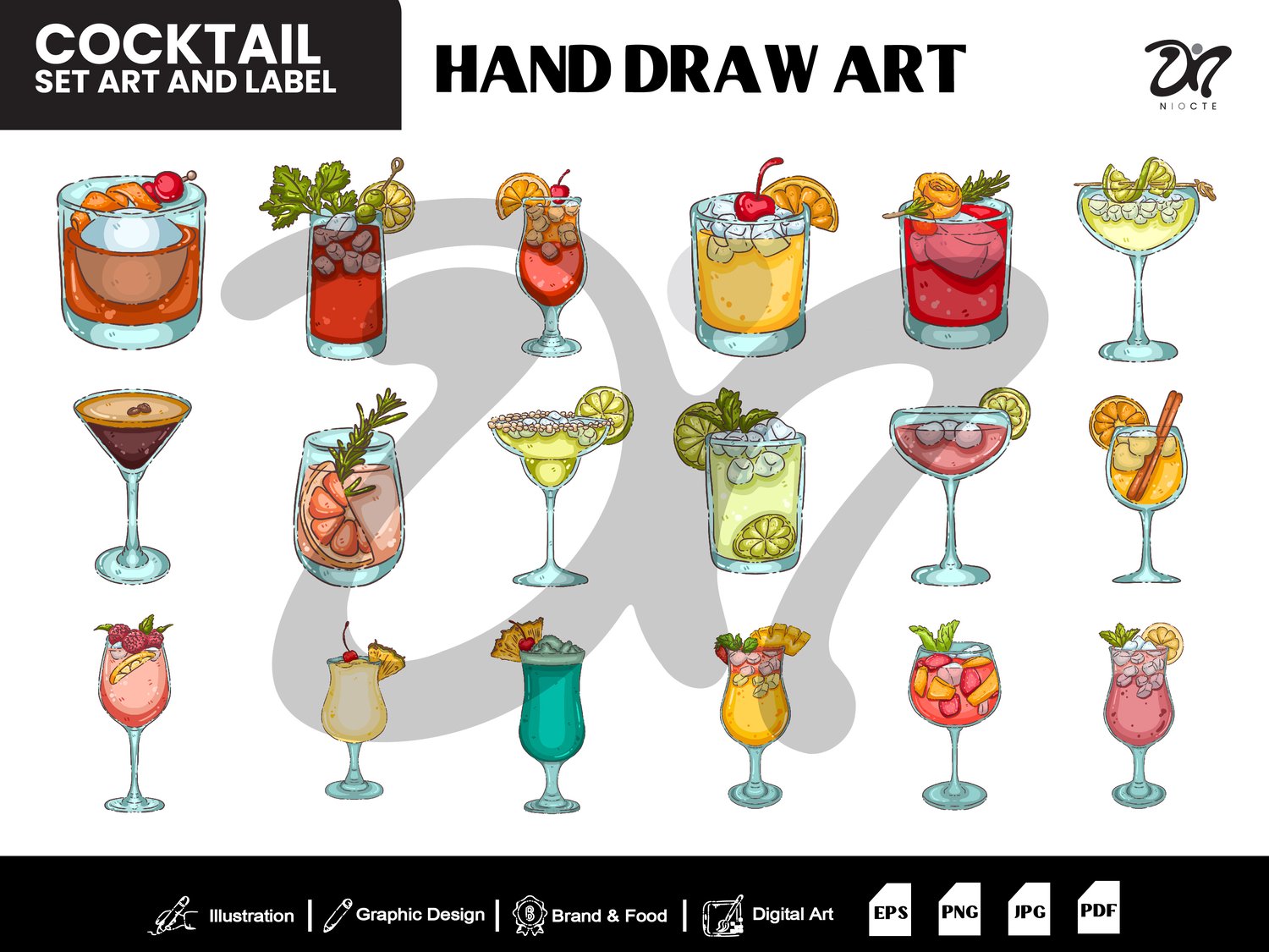 PNG File Cocktail by Niocte Studio