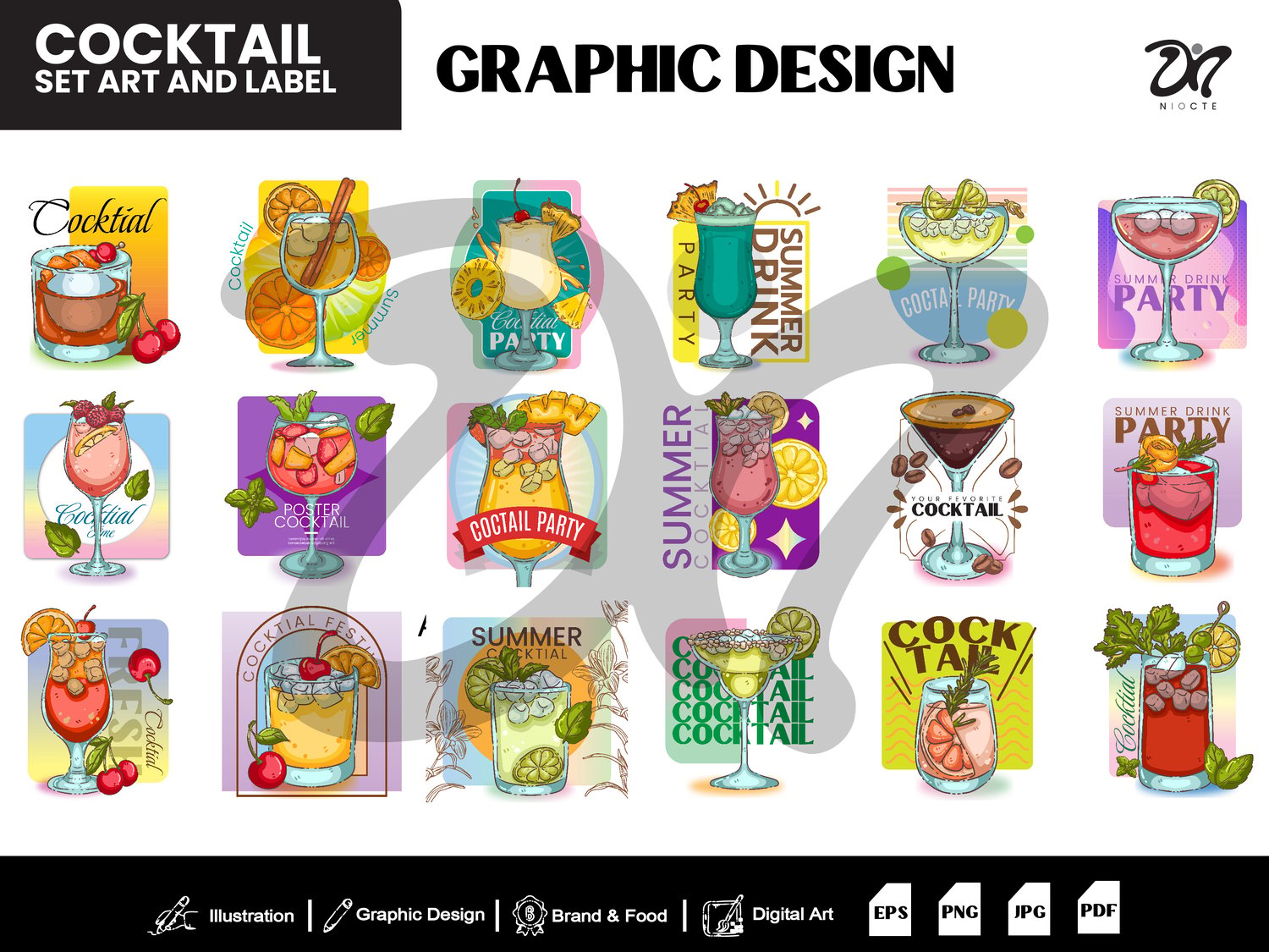 LABEL File Cocktail by Niocte Studio