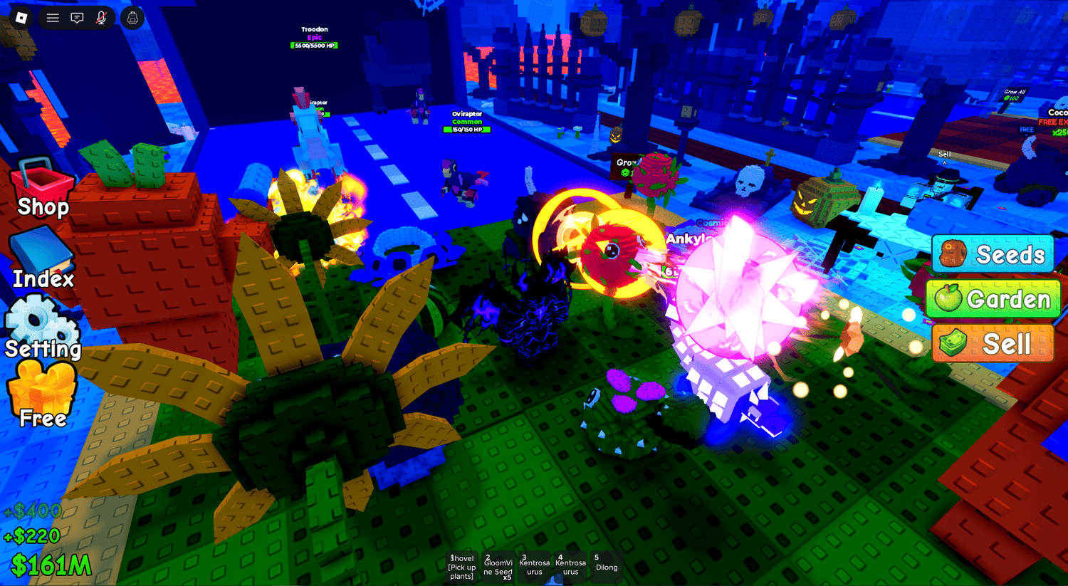 Roblox Plants VS Dino fully scripted game