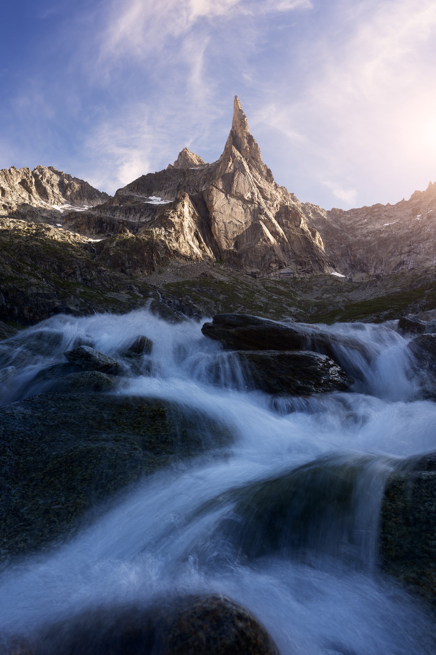 France Landscape Photography Dibona Aiguille French Alps spire mountain epic dramatic 5 waterfall 1_1