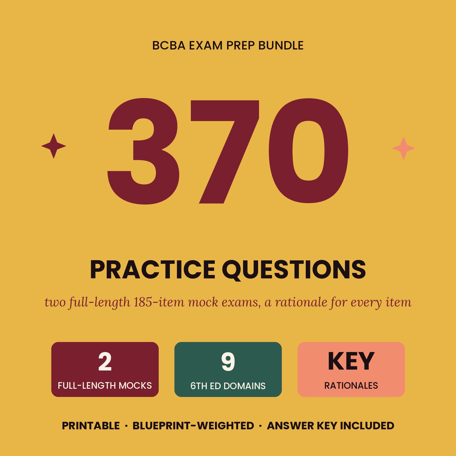 BCBA Exam Prep Bundle 2026, preview image 2 of 9