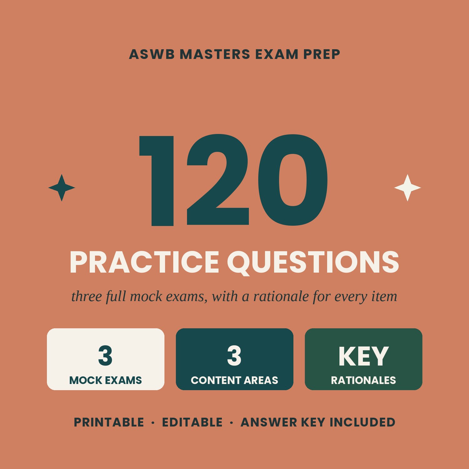 ASWB Masters Exam Prep Bundle 2026, preview image 3 of 9